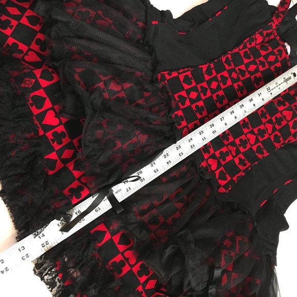 TRIPP NYC Y2K VTG Goth Corset Dress Layered Tutu Skirt LRG - Picture 12 of 16